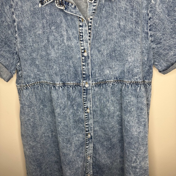 Denim Dress 2XL Blue Jean Dress - Picture 4 of 12